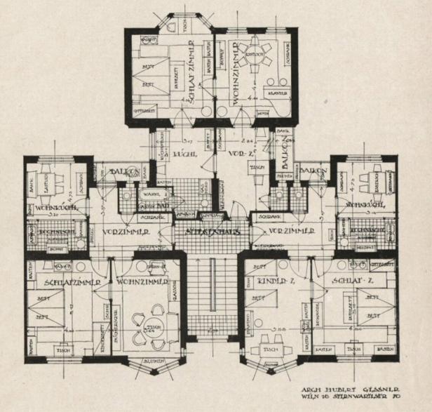 Gemeindebau Grundriss