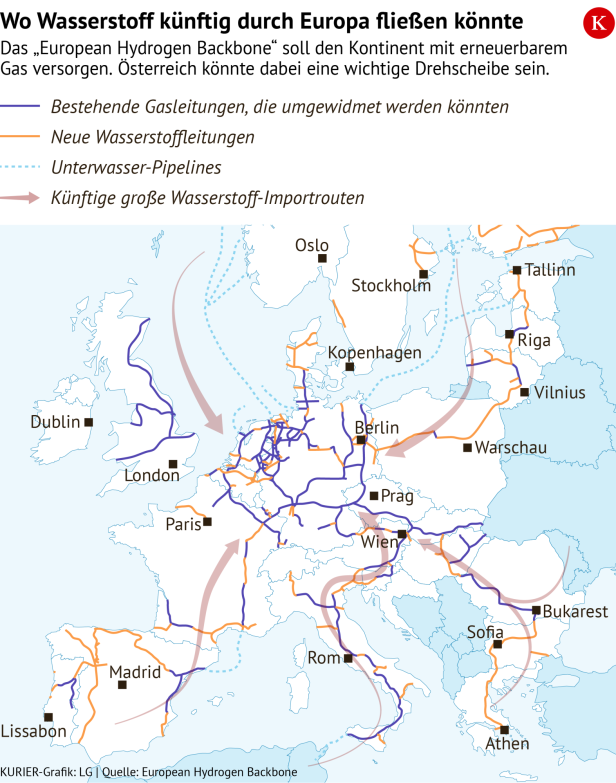 In Zukunft soll sich ein ganzer Wirtschaftszweig rund um Wasserstoff entwickeln. In Zukunft soll sich ein ganzer Wirtschaftszweig rund um Wasserstoff entwickeln.
