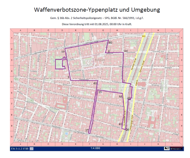 Waffenverbotszone