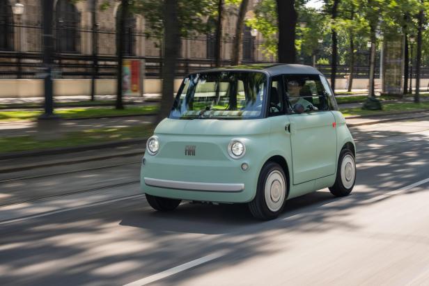 Der Fiat Topolino bei seiner Wien-Premiere.