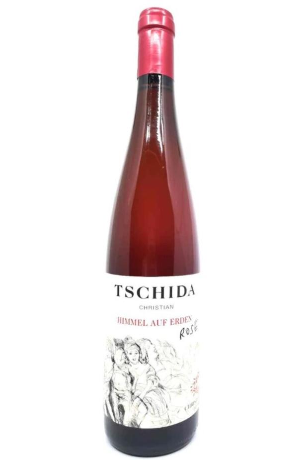 Eine Flasche Tschida Christian „Himmel auf Erden“ Roséwein.
