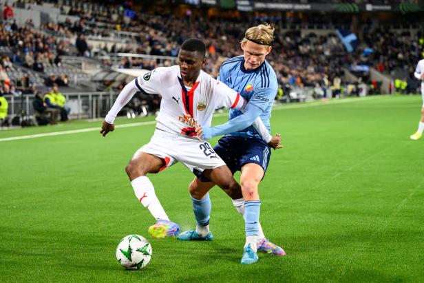 FUSSBALL: CONFERENCE LEAGUE / VIERTELFINALE / HINSPIEL: DJURGARDENS IF - SK RAPID