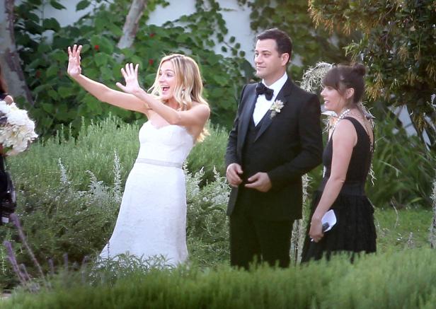 Staraufgebot auf Jimmy Kimmels Hochzeit