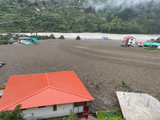 Mudslide in Dharali Mudslide in Dharali