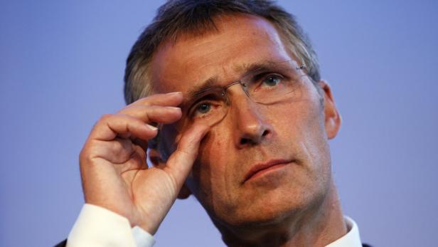 File picture of Norwegian PM Stoltenberg in Oslo