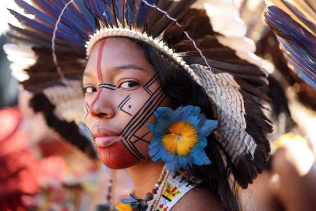 Frauen für Frauen IV March of Indigenous Women in Brasilia