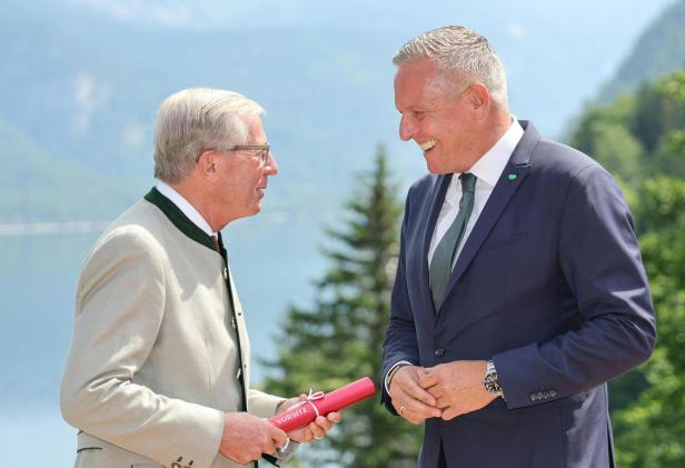 VORSITZÜBERGABE DER LANDESHAUPTLEUTEKONFERENZ AN DIE STEIERMARK: HASLAUER / KUNASEK