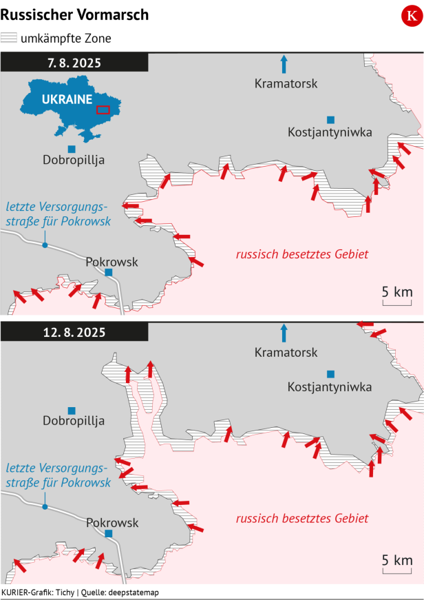 Russischer Vormarsch in der Ukraine Russischer Vormarsch in der Ukraine