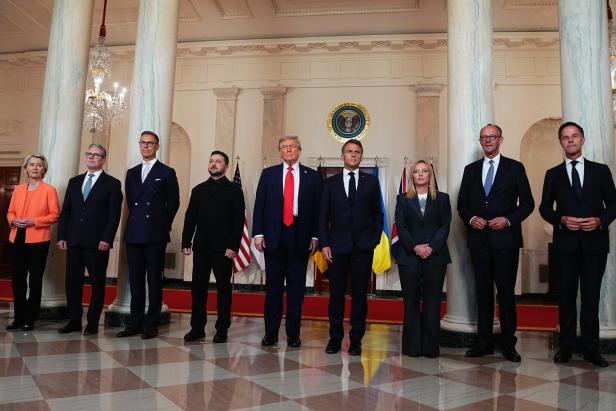 US President Trump meets Ukraine's President and European leaders at White House US President Trump meets Ukraine's President and European leaders at White House