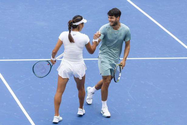 Emma Raducanu und Carlos Alcaraz bei den US-Open