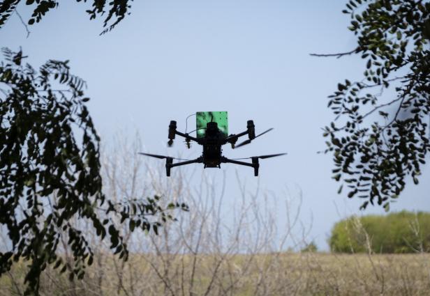 Ukrainian FPV drone team on a frontline in Donetsk region