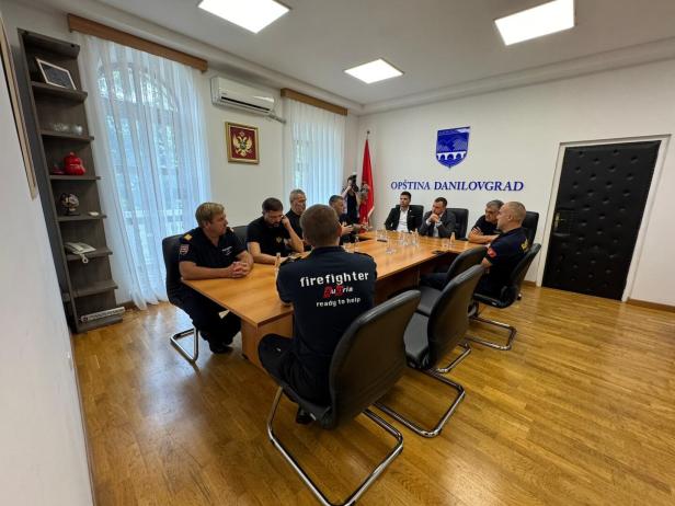 Besprechung Feuerwehr