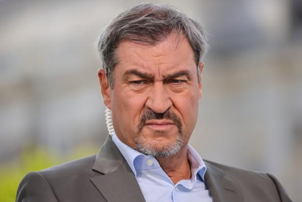 ARD broadcaster interviews Bavarian state Premier Markus Soeder