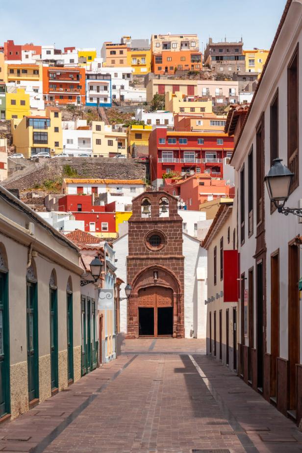 Die Iglesia De La Asuncion in San Sebastian de la Gomera, Kanarische Inseln.