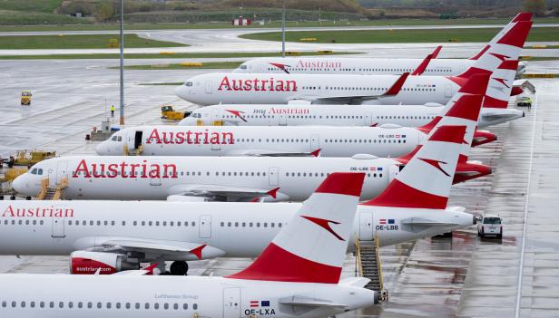 Der 36-stündige Streik des Bordpersonals der Austrian Airlines AG (AUA).