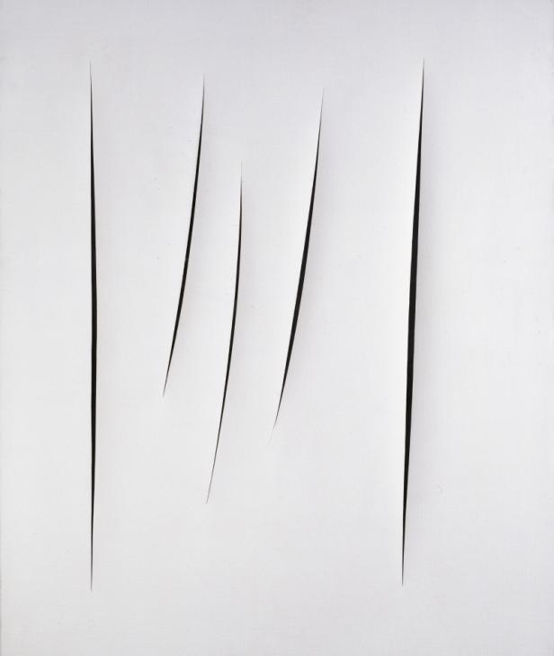 Lucio Fontana, Concetto Spaziale Attese, 1966