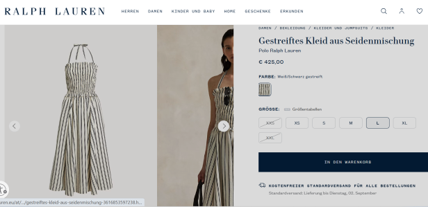 Kleid von Ralph Lauren 