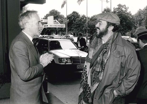 Opernstar Luciano Pavarotti
