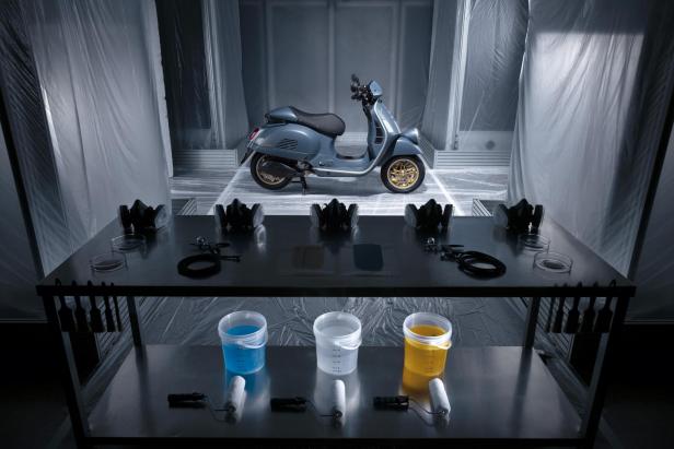 Den Beinamen "Pontevedra 8" hat die GTV von der ursprünglichen Werkshalle für Piaggio-Modelle in der Nähe von Pisa. Den Beinamen "Pontevedra 8" hat die GTV von der ursprünglichen Werkshalle für Piaggio-Modelle in der Nähe von Pisa.