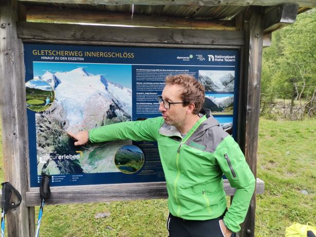 Alpenverein Schlatental Gletscher Florian Jungreit vom Nationalpark Hohe Tauern.