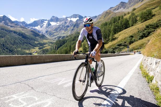 AUT, ÖRM, Ötztaler Radmarathon 2025 Daniel Federspiel auf dem Weg zum Solo-Sieg