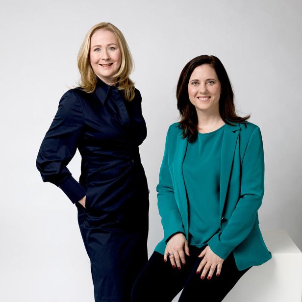 Susanne Seher und Helga Töpfl von Seher+Partner
