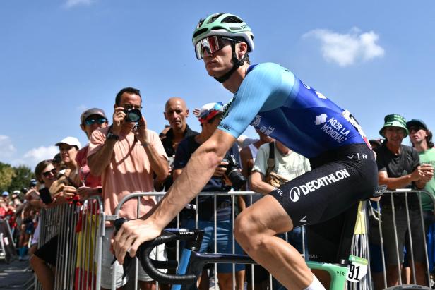 CYCLING-ITA-ESP-VUELTA Felix Gall liegt bei der Vuelta im Gesamtklassement an fünfter Stelle