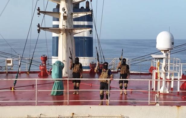 Yemen's Houthis attack Magic Seas ship in the Red Sea Yemen's Houthis attack Magic Seas ship in the Red Sea