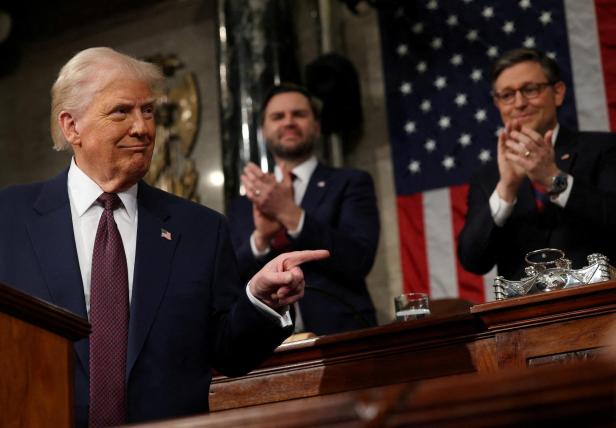 FILE PHOTO: U.S. President Trump delivers a speech to a joint session of Congress