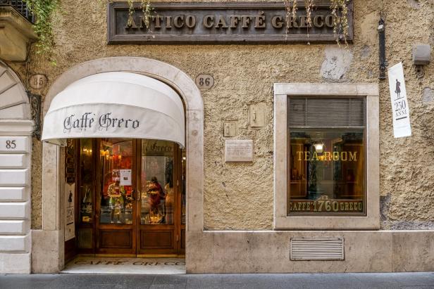 Das Antico Caffè Greco in Rom