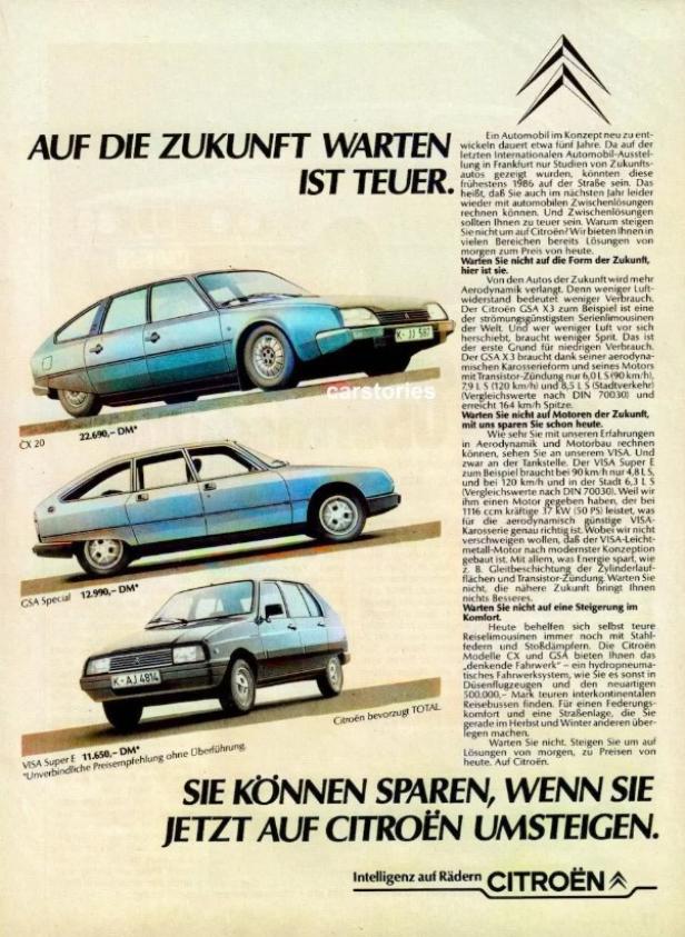 Citroën-Werbekampagnen über die Jahre