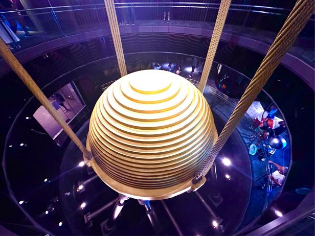 Pendelkugel im Taipei 101.