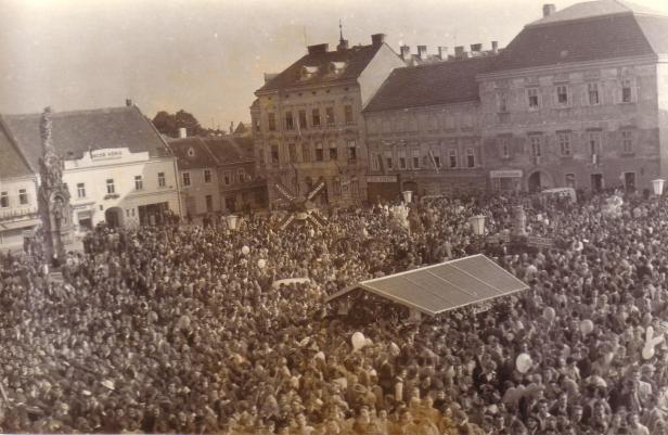 Weinlesefest Retz anno dazumal