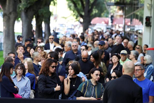 Designer Giorgio Armani lies in state, in Milan