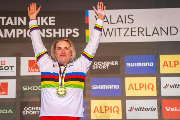 UCI Mountain Bike World Championships Downhill-Star Valentina Höll: "Hey, es ist ja eigentlich nur Radlfahren"