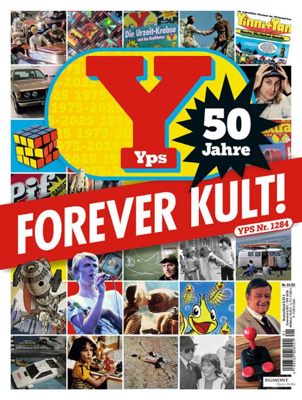 Cover neues Yps-Heft mit Erinnerungen an 50 Jahre.