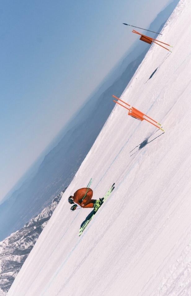 Daniel Hemetsberger beim Training in Chile
