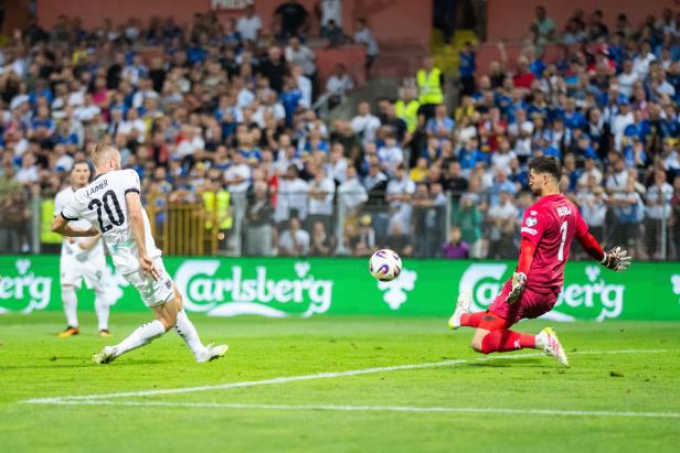 FUSSBALL - WM-QUALIFIKATION: BOSNIEN-HERZEGOWINA - ÖSTERREICH Laimer beim 2:1