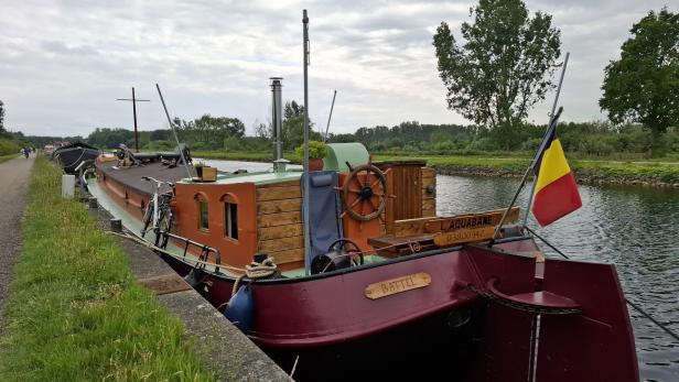 Radweg am Kanaal Leuven-Dijle.