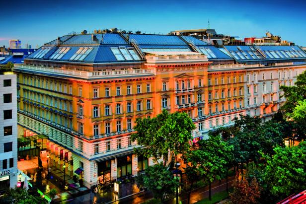 Das Grand Hotel Wien am Kärntner Ring.