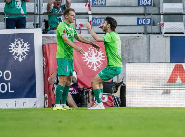 FUSSBALL: ADMIRAL BUNDESLIGA/ 5. RUNDE: WSG TIROL - RZ PELLETS WAC Benjamin Böckle erzielte in dieser Saison ein Tor und leistete vier Assists