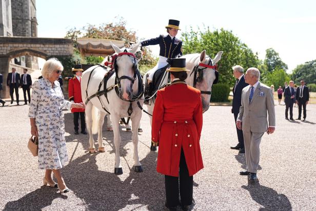 France's President Emmanuel Macron visits Britain
