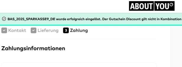 About You bietet Rabatte für Kreditkarten-Zahler.