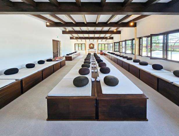 Der neue Meditationsraum im Hyakujōgan Zendo auf der Hohen Wand
