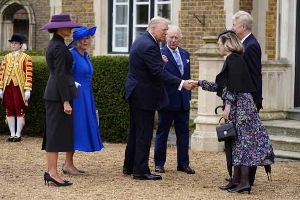 U.S. President Trump makes second state visit to Britain