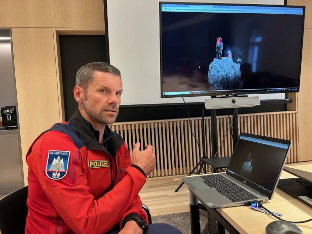 Roland Groll von der Alpinpolizei NÖ