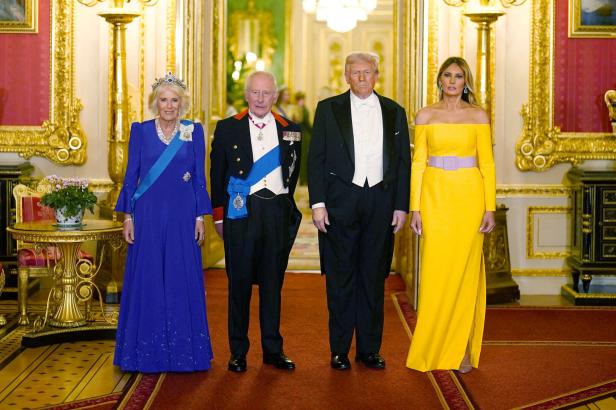 US-Präsident Trump stattet Großbritannien einen zweiten Staatsbesuch ab.