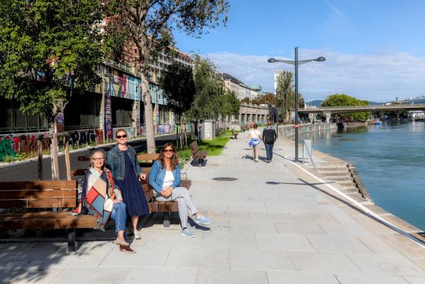 Befahrung neuer Radweg Donaukanal