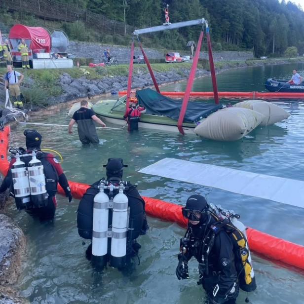 Einsatz im Wolfgangsee