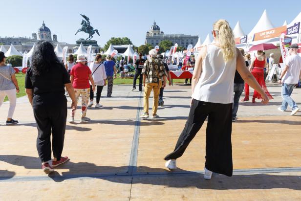 Hunderttausende beim "Tag des Sports" am Wiener Heldenplatz